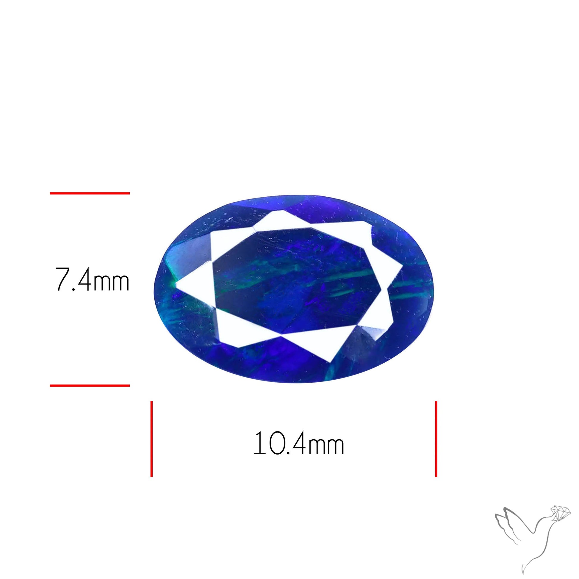 Ethiopian Black Opal Faceted
