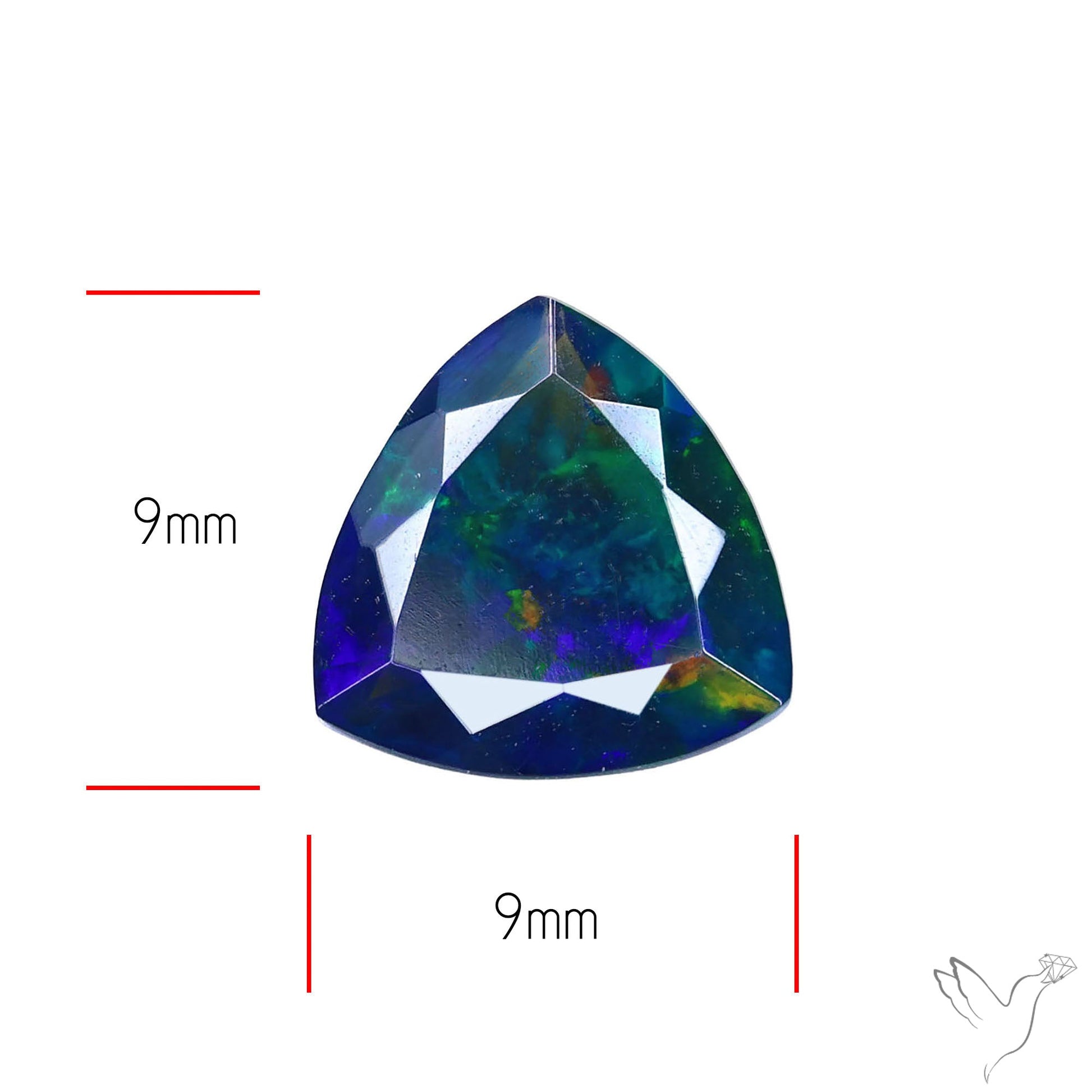 Ethiopian Black Opal Faceted