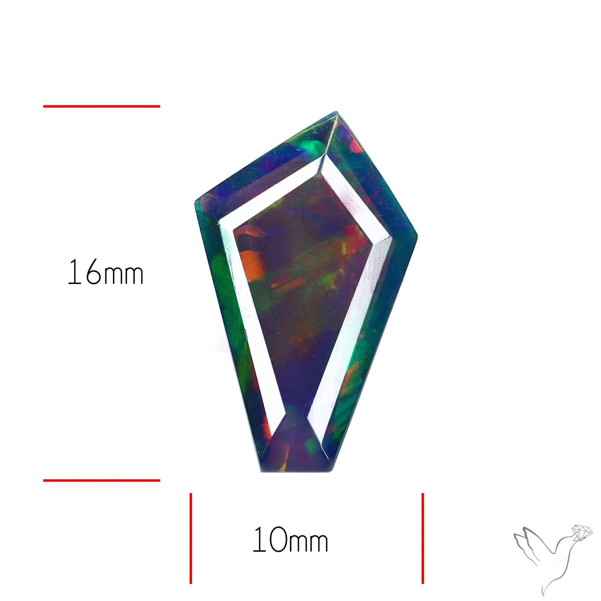 Ethiopian Black Opal Faceted