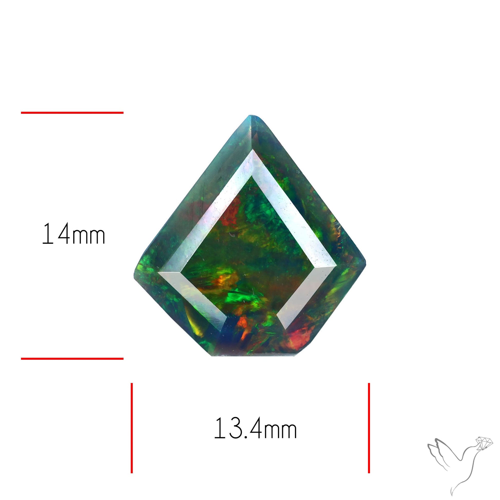 Ethiopian Black Opal Faceted