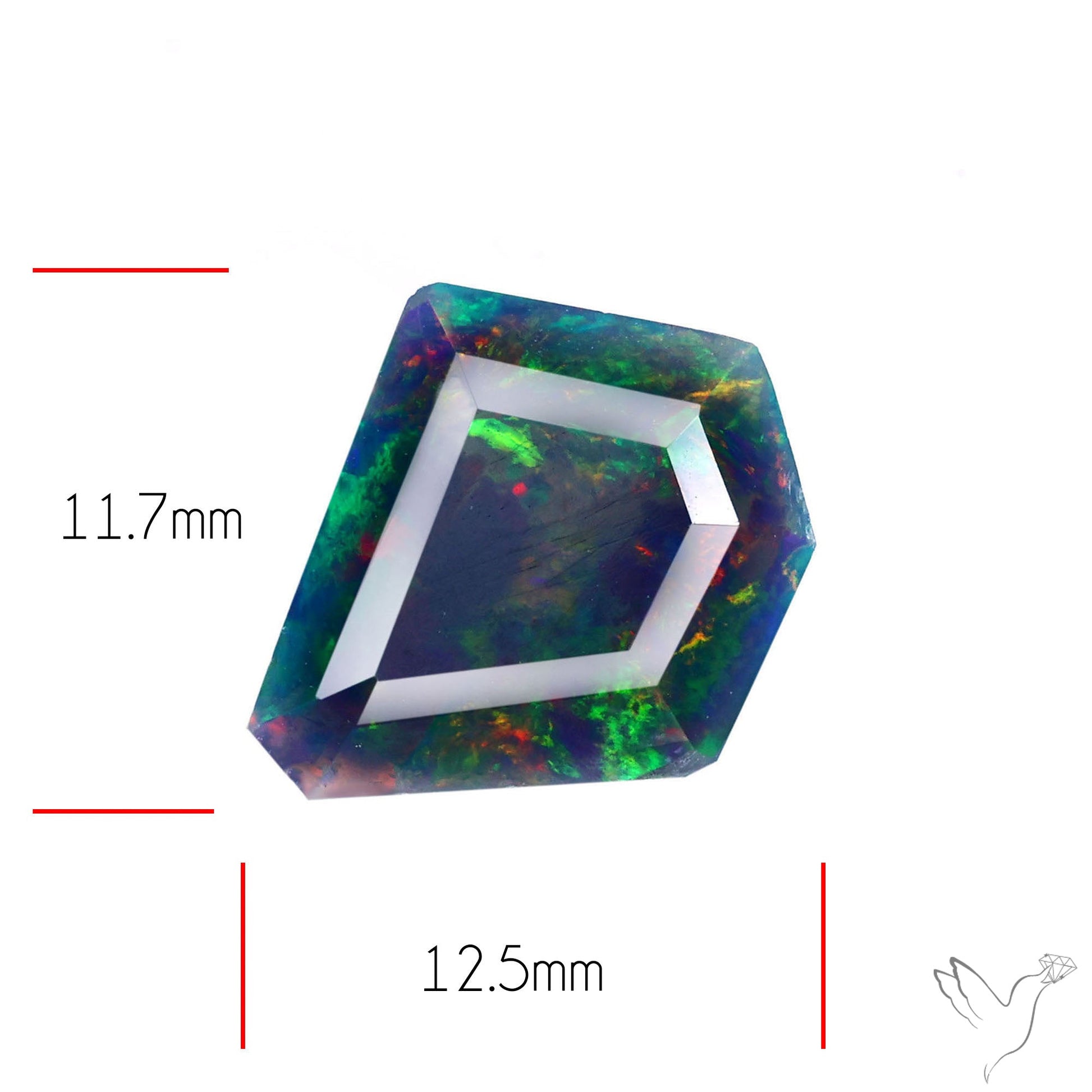 Ethiopian Black Opal Faceted