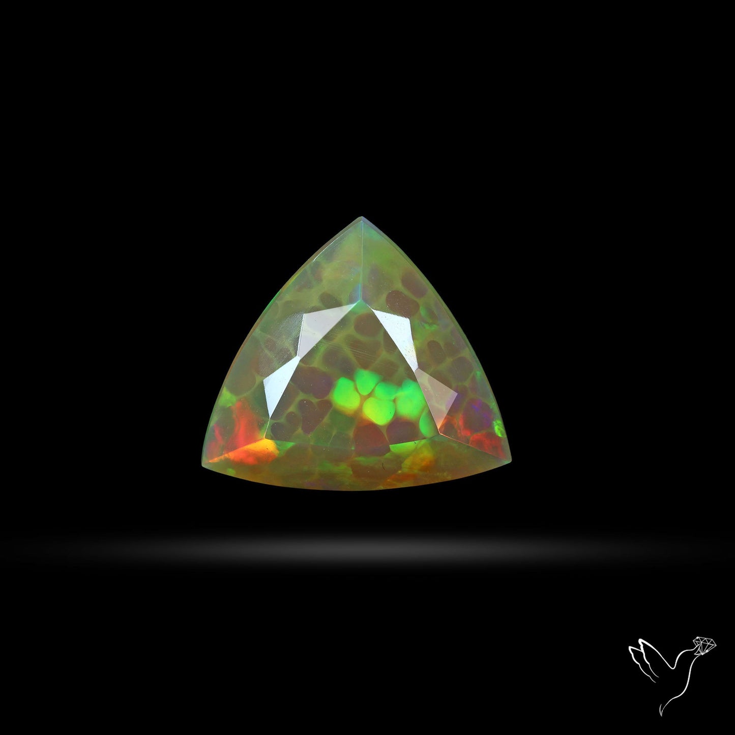 Ethiopian Welo Opal AAA Natural Faceted Rare Honeycomb Pattern