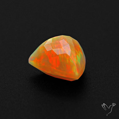 Ethiopian Welo Opal AAA Natural Faceted Rare Honeycomb Pattern