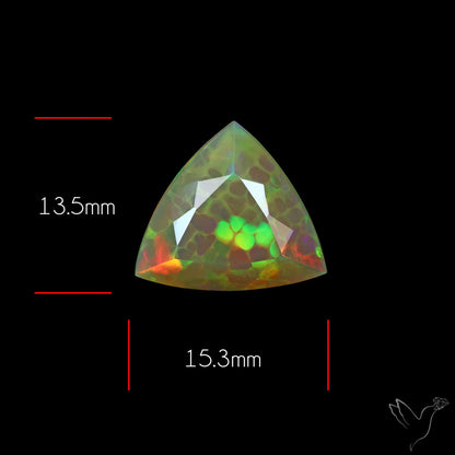 Ethiopian Welo Opal AAA Natural Faceted Rare Honeycomb Pattern