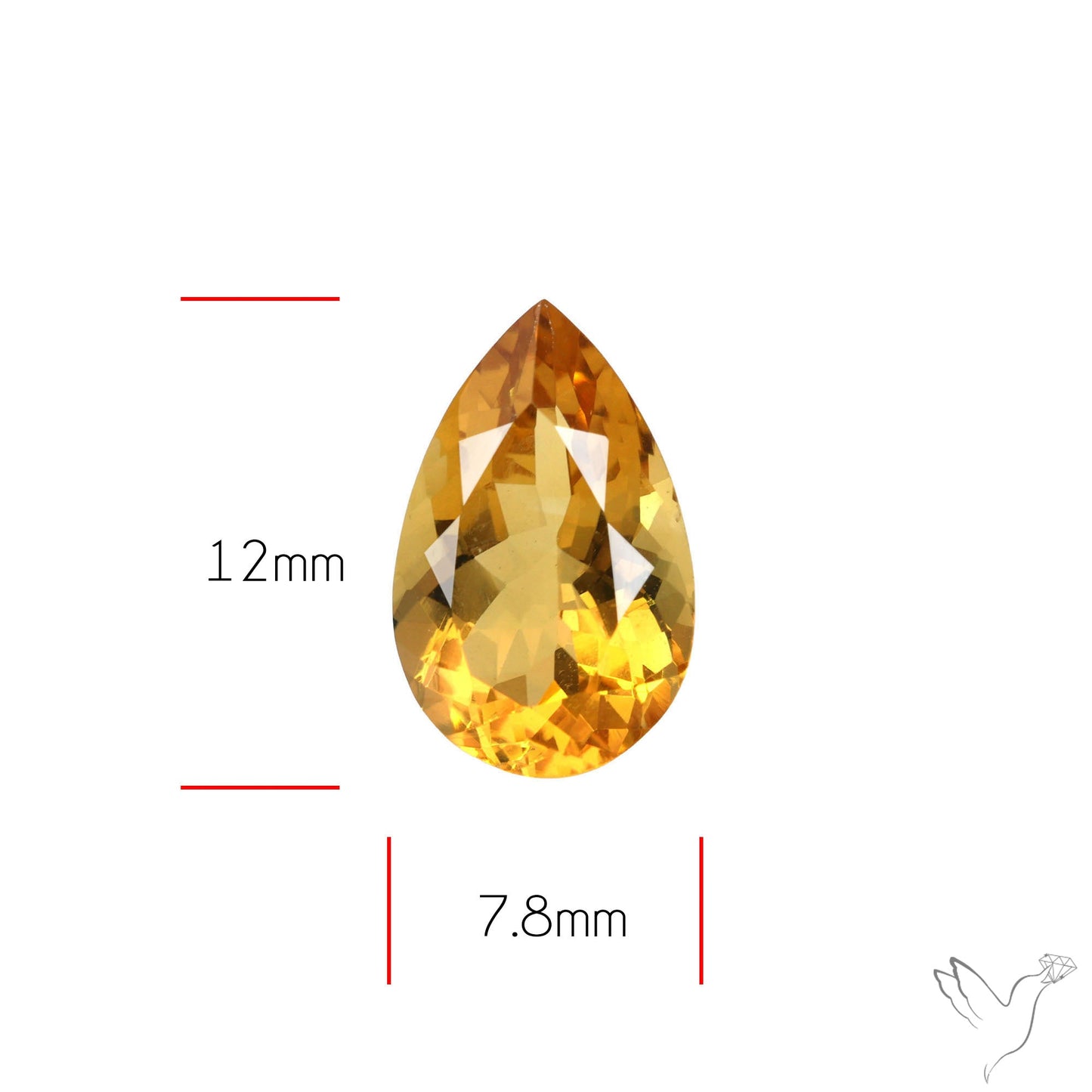 Citrine AAA Fine Clean Faceted