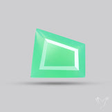 Gem Chrysoprase from Australia Faceted