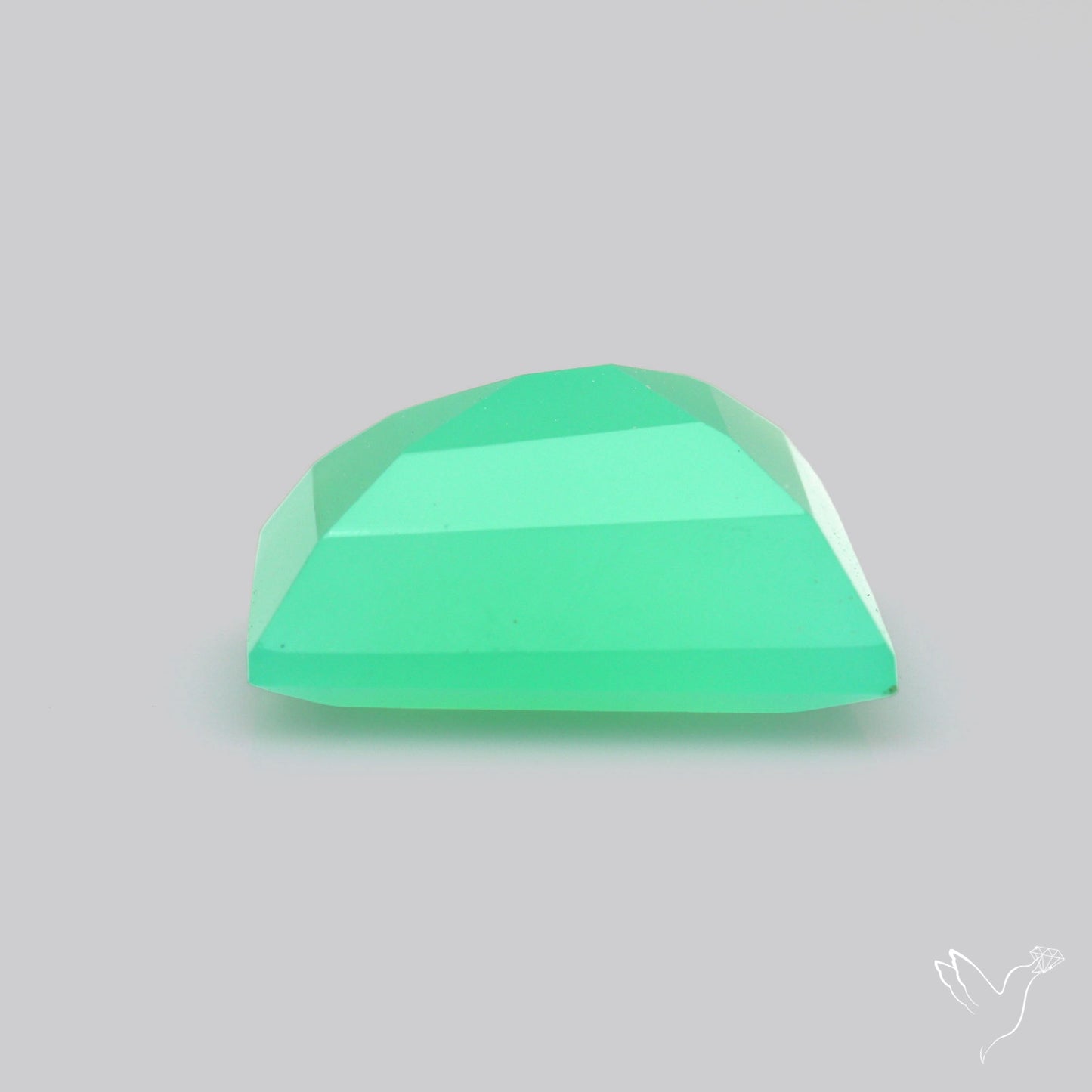 Gem Chrysoprase from Australia Faceted