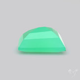 Gem Chrysoprase from Australia Faceted