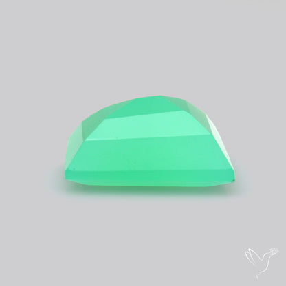 Gem Chrysoprase from Australia Faceted