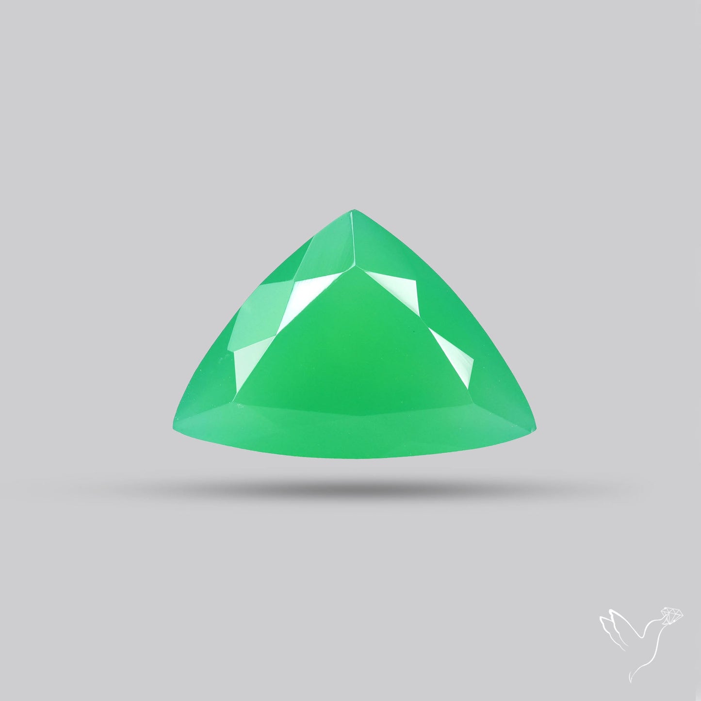 Gem Chrysoprase from Australia Faceted