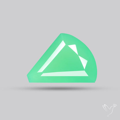 Gem Chrysoprase from Australia Faceted