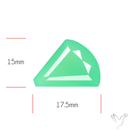 Gem Chrysoprase from Australia Faceted