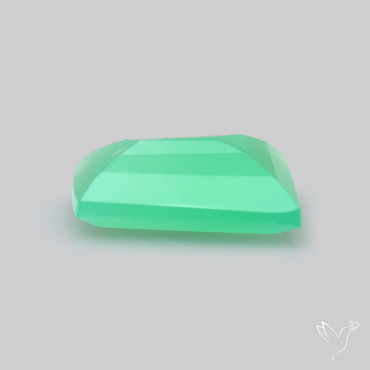 Gem Chrysoprase from Australia Faceted