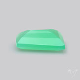 Gem Chrysoprase from Australia Faceted