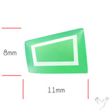 Gem Chrysoprase from Australia Faceted