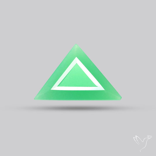 Gem Chrysoprase from Australia Faceted
