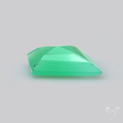 Gem Chrysoprase from Australia Faceted