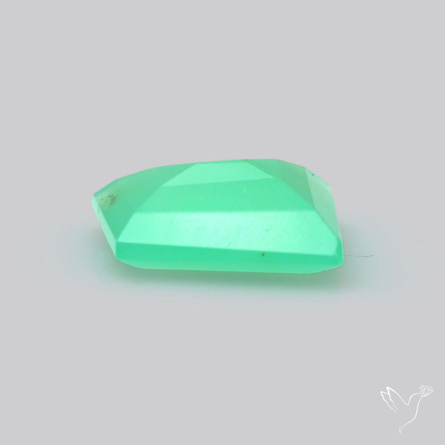 Gem Chrysoprase from Australia Faceted
