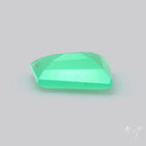 Gem Chrysoprase from Australia Faceted