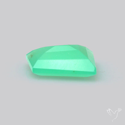 Gem Chrysoprase from Australia Faceted