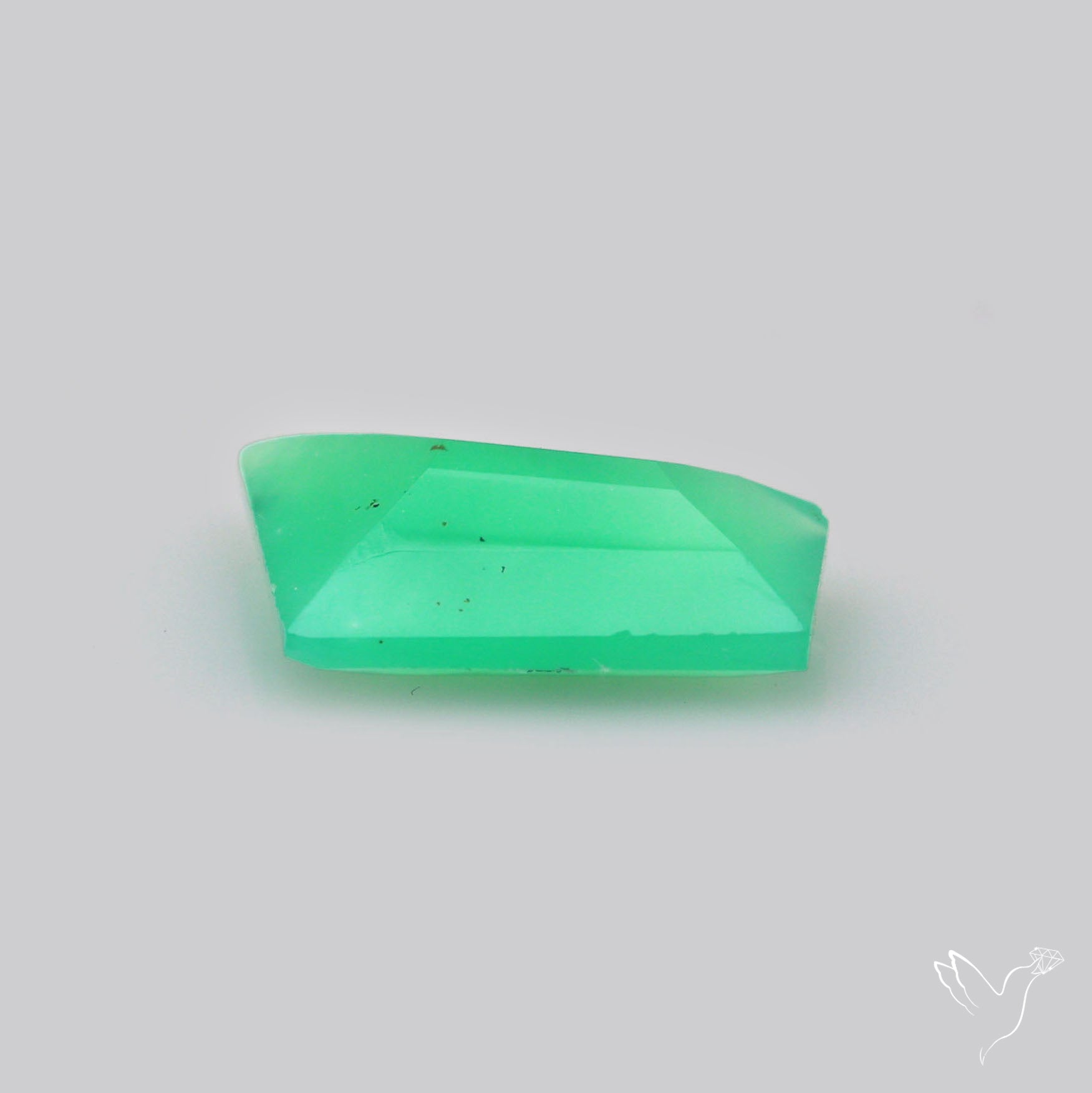 Gem Chrysoprase from Australia Faceted