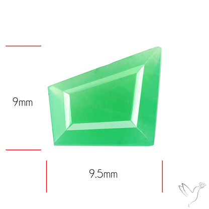 Gem Chrysoprase from Australia Faceted