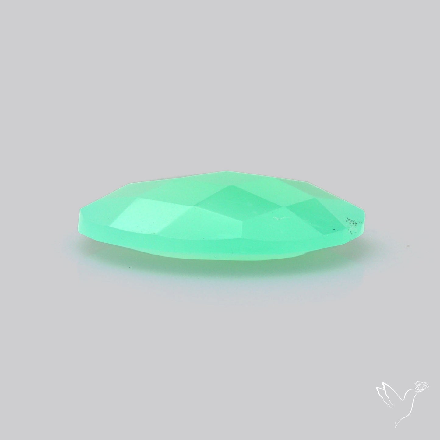 Gem Chrysoprase from Australia Faceted