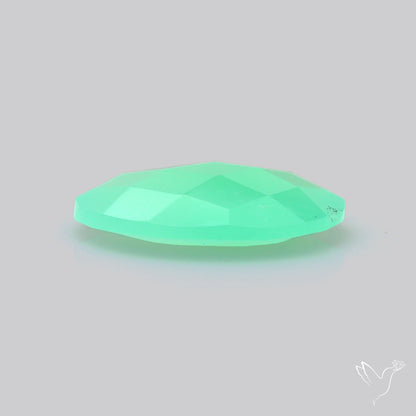 Gem Chrysoprase from Australia Faceted