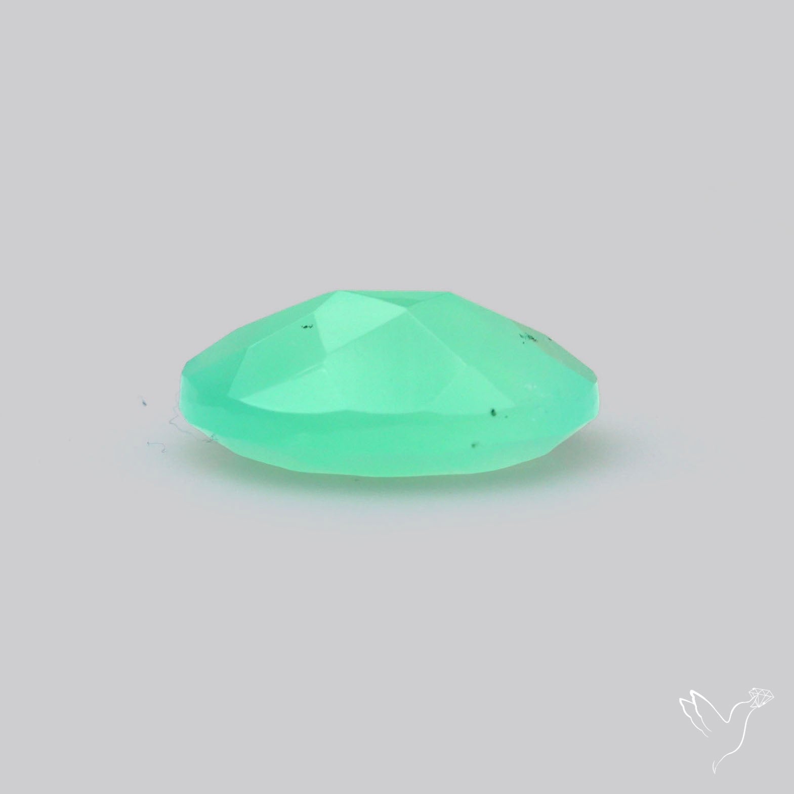 Gem Chrysoprase from Australia Faceted