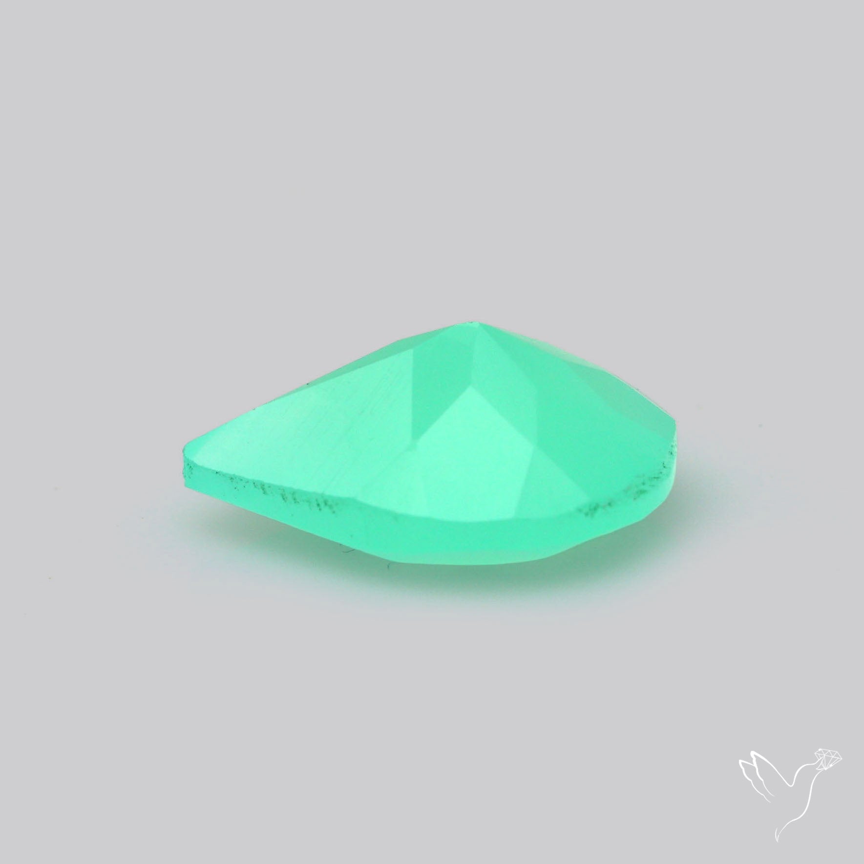 Gem Chrysoprase from Australia Faceted