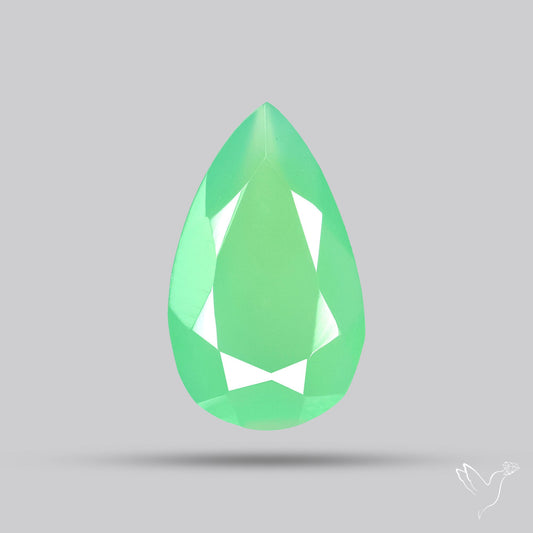 Gem Chrysoprase from Australia Faceted
