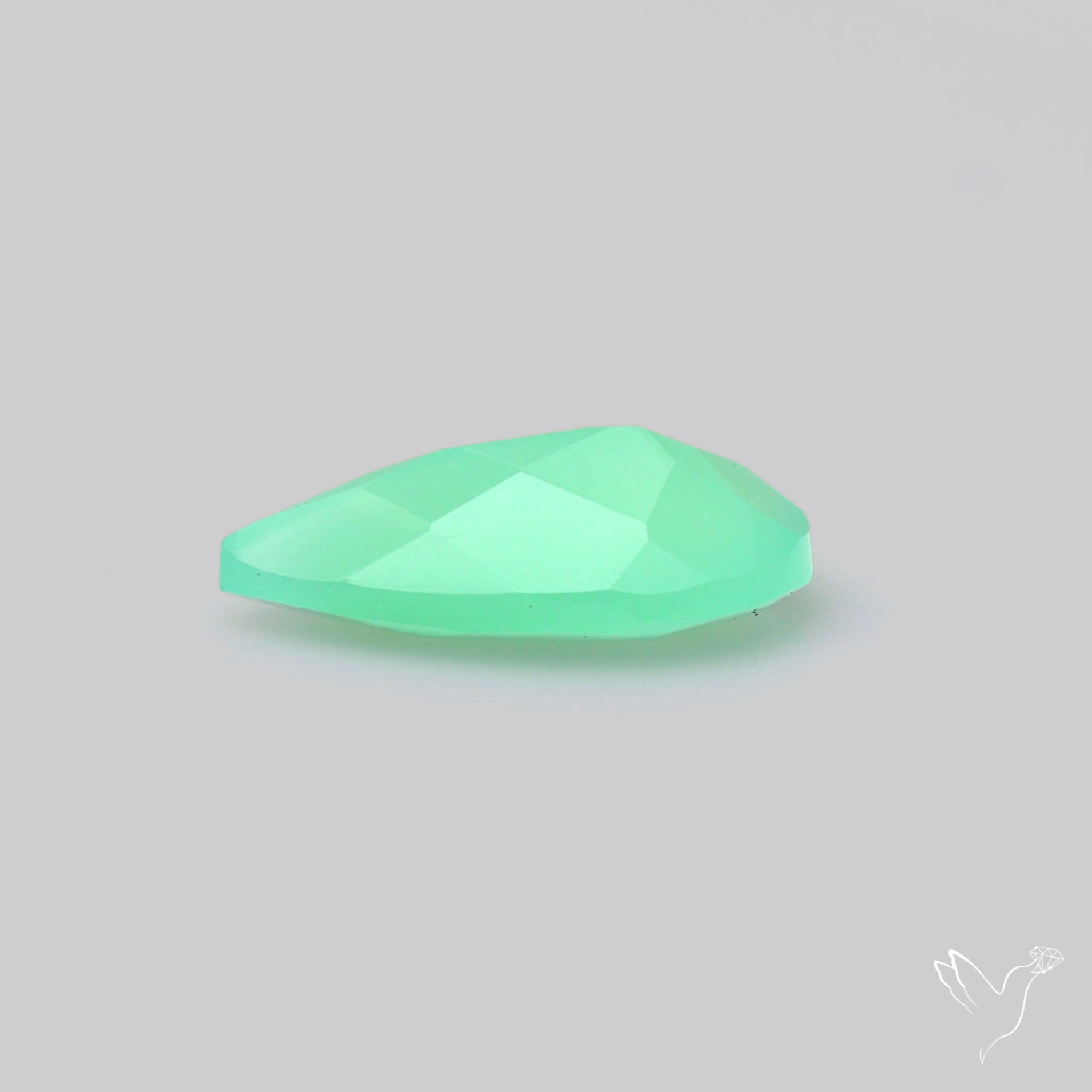 Gem Chrysoprase from Australia Faceted