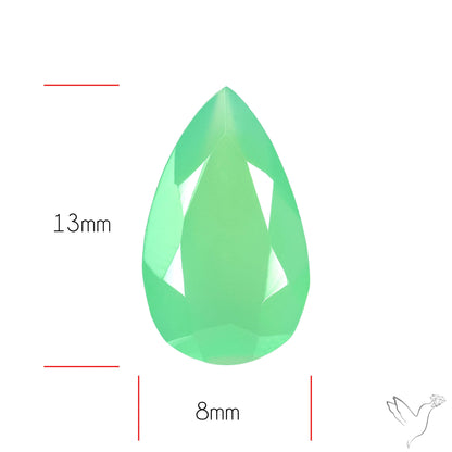 Gem Chrysoprase from Australia Faceted