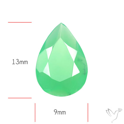 Gem Chrysoprase from Australia Faceted
