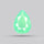 Gem Chrysoprase from Australia Faceted