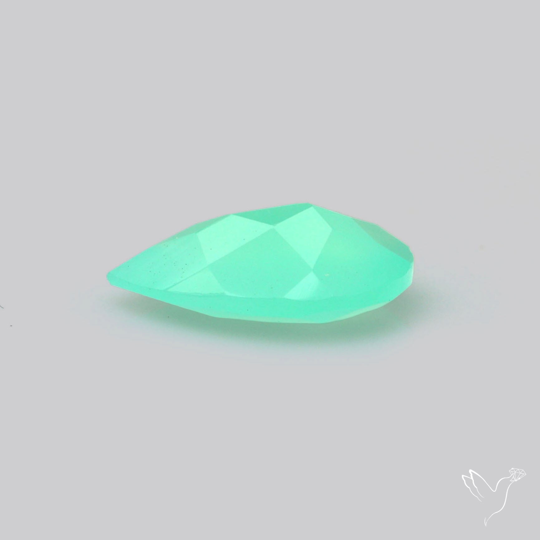 Gem Chrysoprase from Australia Faceted
