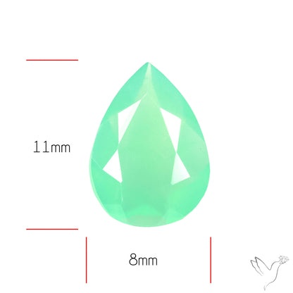 Gem Chrysoprase from Australia Faceted