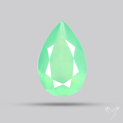 Gem Chrysoprase from Australia Faceted