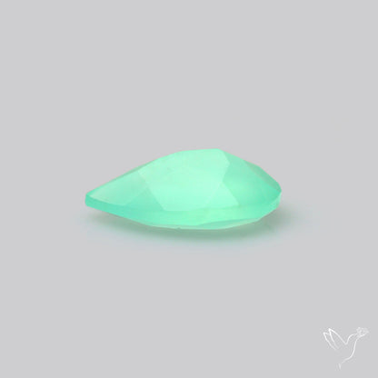 Gem Chrysoprase from Australia Faceted