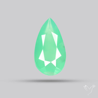 Gem Chrysoprase from Australia Faceted