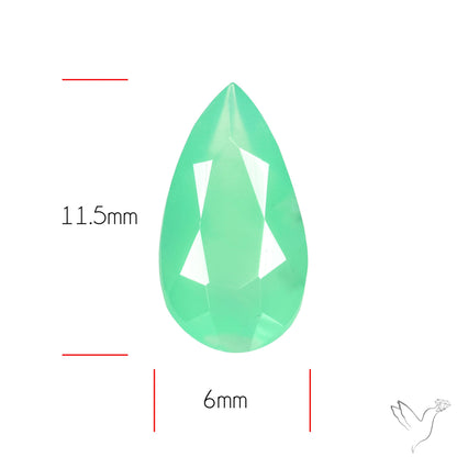 Gem Chrysoprase from Australia Faceted