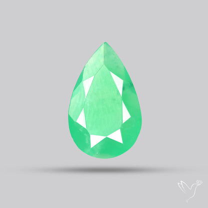 Gem Chrysoprase from Australia Faceted
