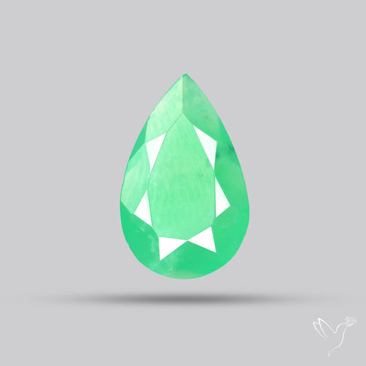 Gem Chrysoprase from Australia Faceted