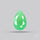 Gem Chrysoprase from Australia Faceted
