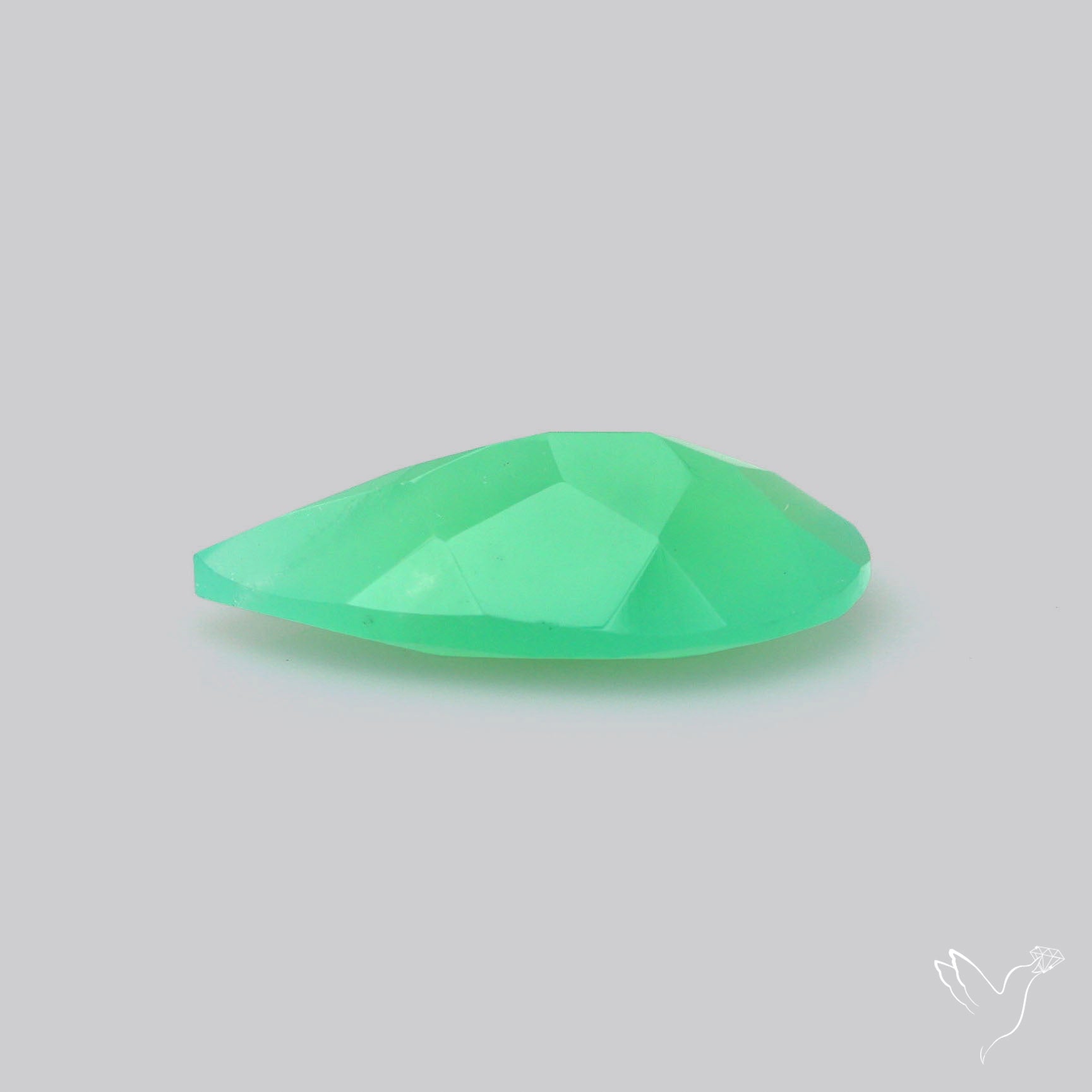 Gem Chrysoprase from Australia Faceted