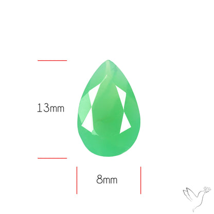 Gem Chrysoprase from Australia Faceted