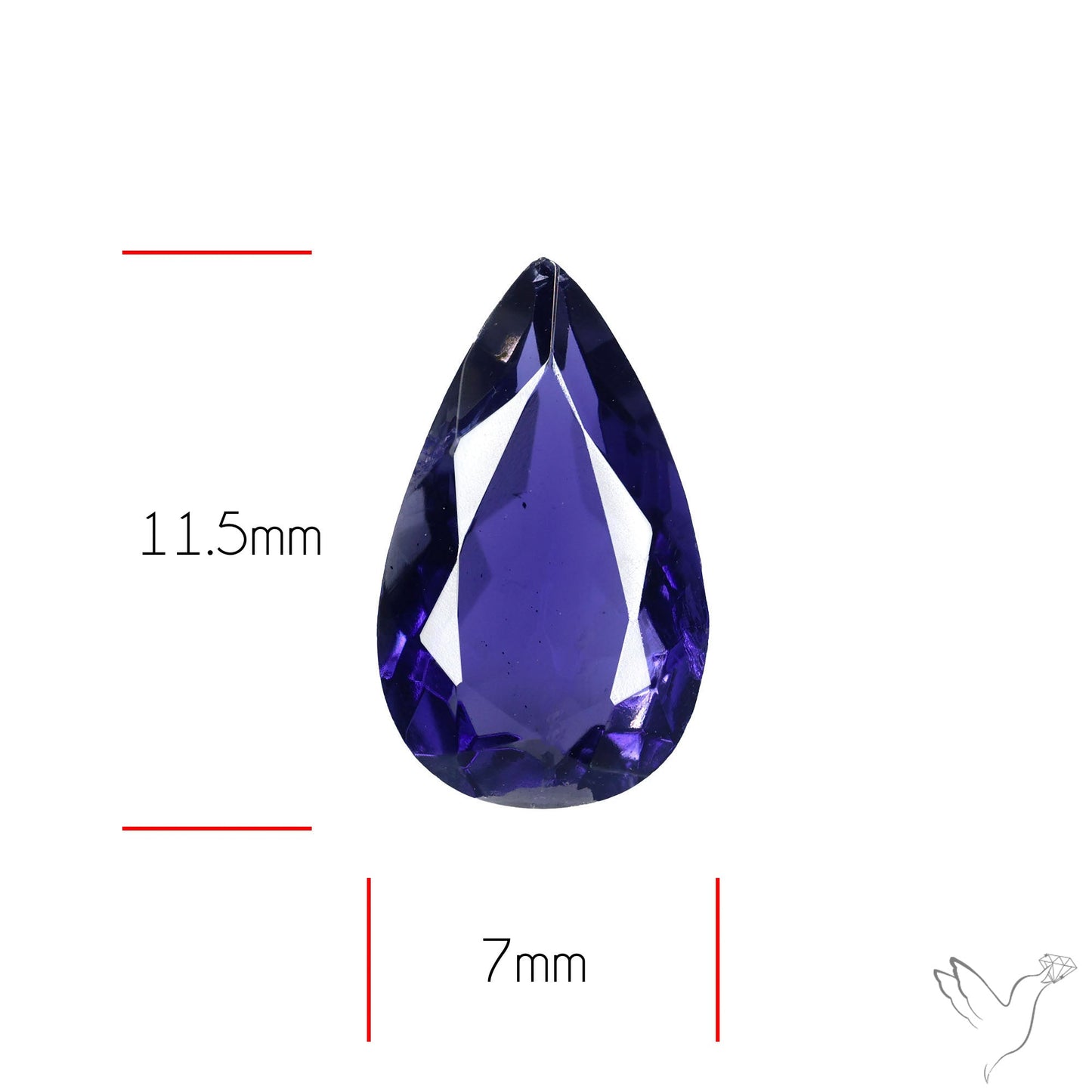 Gem Iolite Faceted