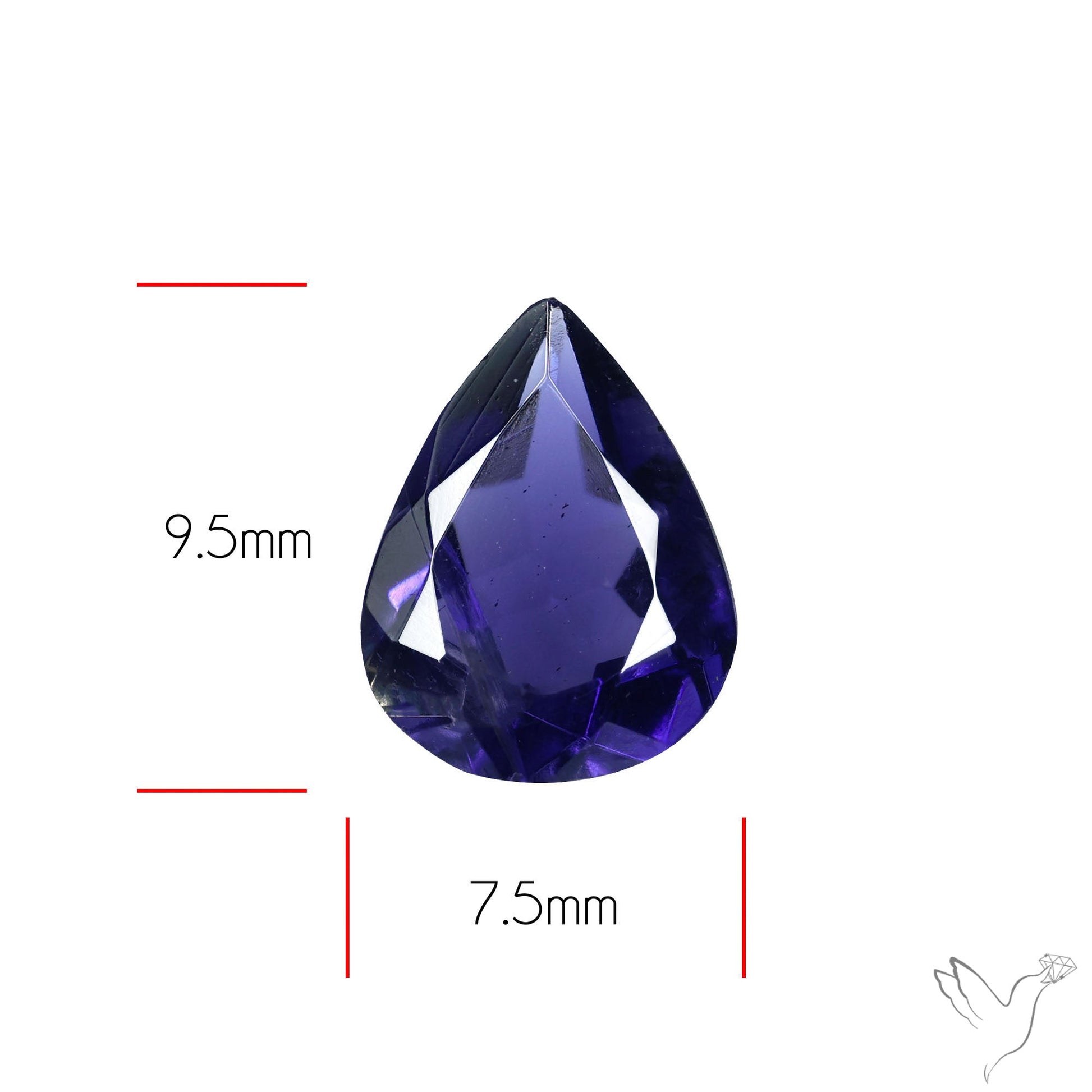 Gem Iolite Faceted