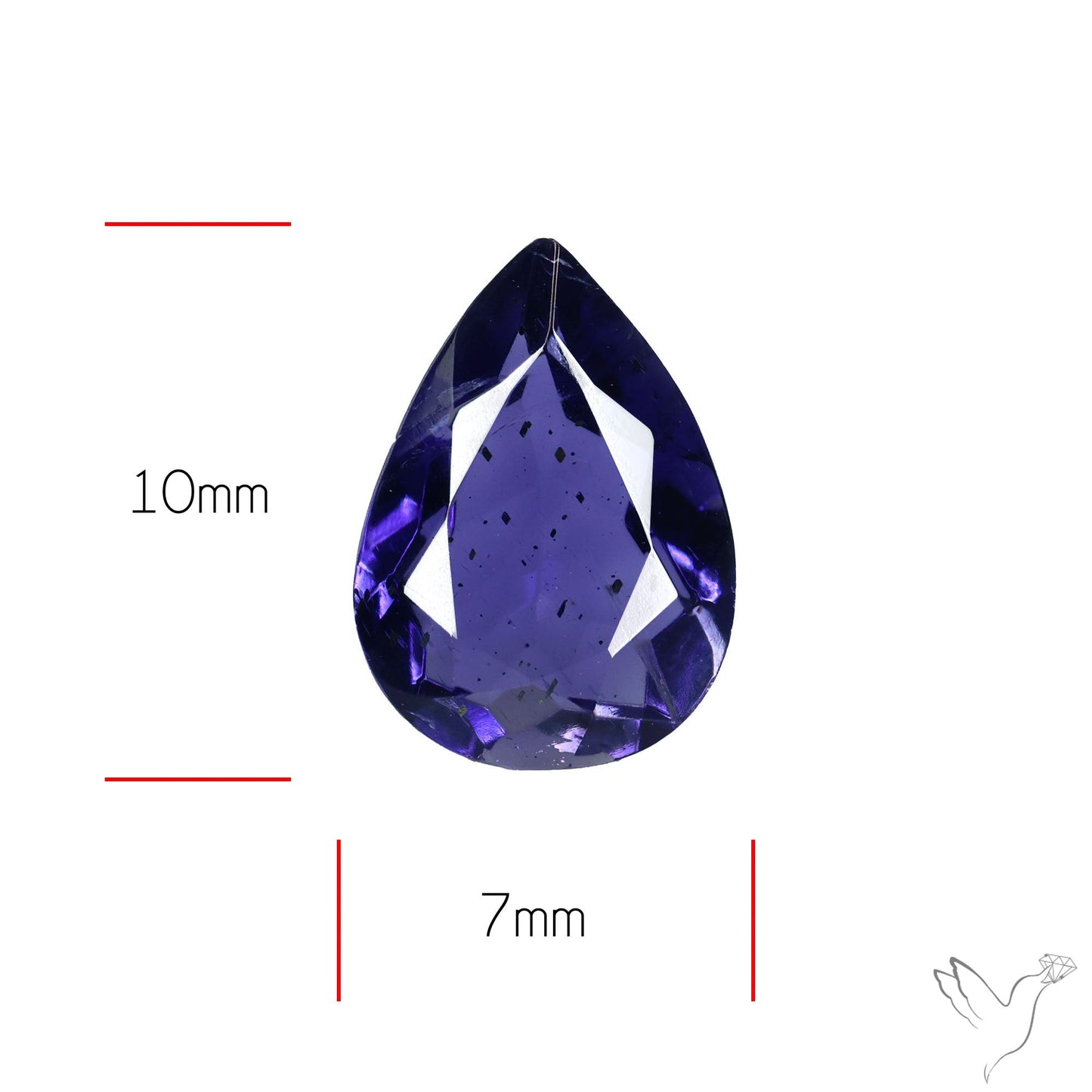 Gem Iolite Faceted