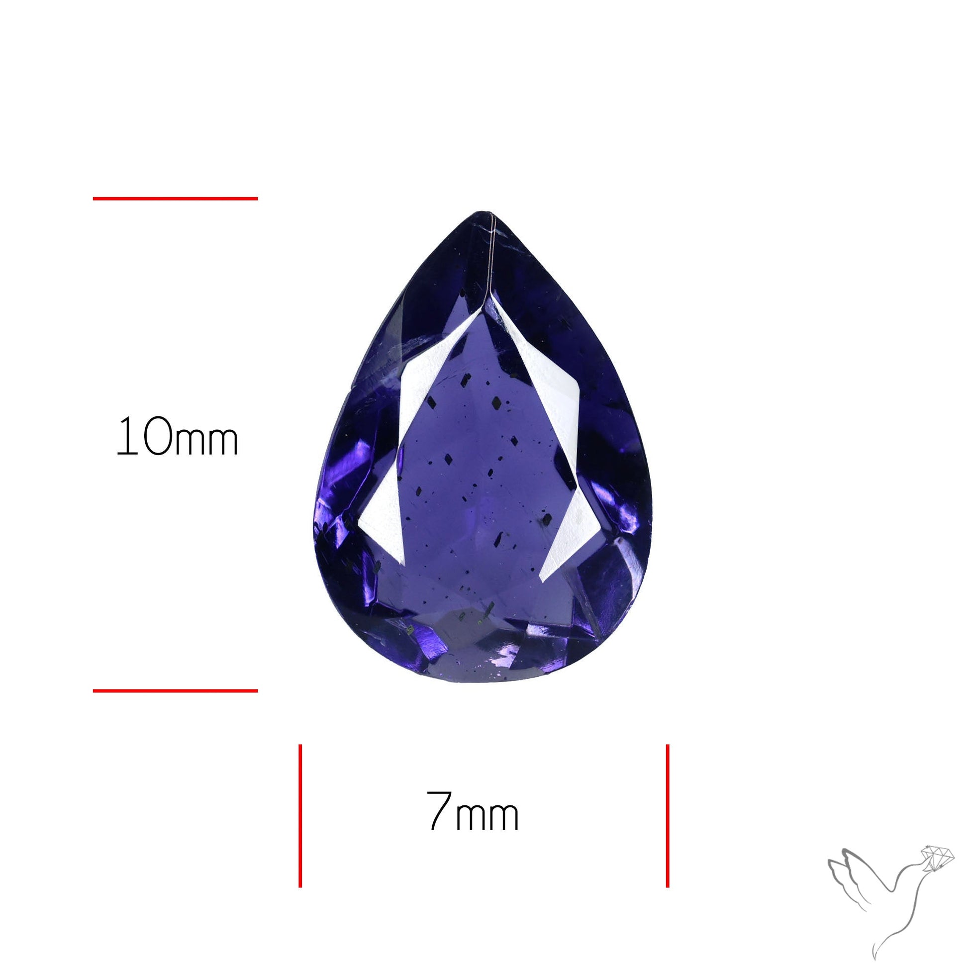 Gem Iolite Faceted